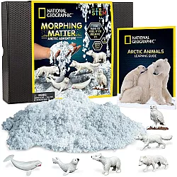 Научный STEM набор Морфирующий песок Арктика от NATIONAL GEOGRAPHIC