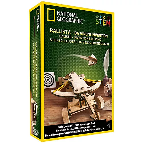 Научный STEM набор 3D конструктор Баллиста от NATIONAL GEOGRAPHIC Научный STEM набор 3D конструктор Баллиста от NATIONAL GEOGRAPHIC