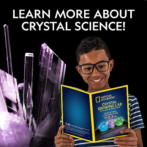 Научный STEM набор Три кристалла на подставке от NATIONAL GEOGRAPHIC Научный STEM набор Три кристалла на подставке от NATIONAL GEOGRAPHIC