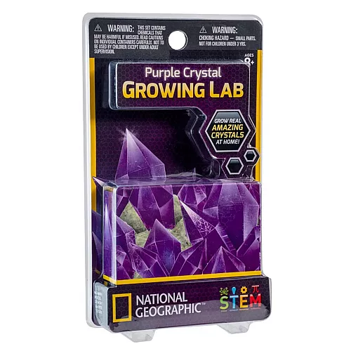 Науковий STEM набір Вирощуємо фіолетовий кристал від NATIONAL GEOGRAPHIC