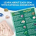 Набор для раскопок Драгоценные камни (10 камней) от NATIONAL GEOGRAPHIC