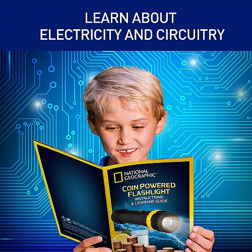 Научный STEM набор Фонарик на монетах от NATIONAL GEOGRAPHIC