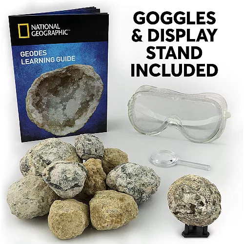 Научный STEM набор Минералы Жеоды (10 шт) от NATIONAL GEOGRAPHIC Научный STEM набор Минералы Жеоды (10 шт) от NATIONAL GEOGRAPHIC