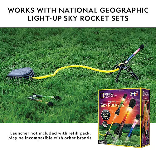 Науковий STEM набір LED ракети (5 шт) від NATIONAL GEOGRAPHIC Науковий STEM набір LED ракети (5 шт) від NATIONAL GEOGRAPHIC