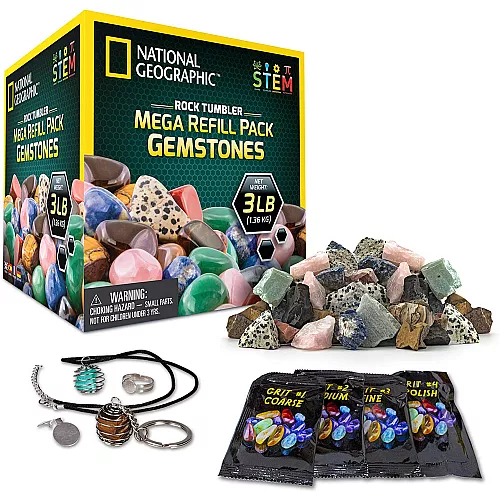 Научный STEM набор Камни и минералы (1,36 кг) от NATIONAL GEOGRAPHIC Научный STEM набор Камни и минералы (1,36 кг) от NATIONAL GEOGRAPHIC