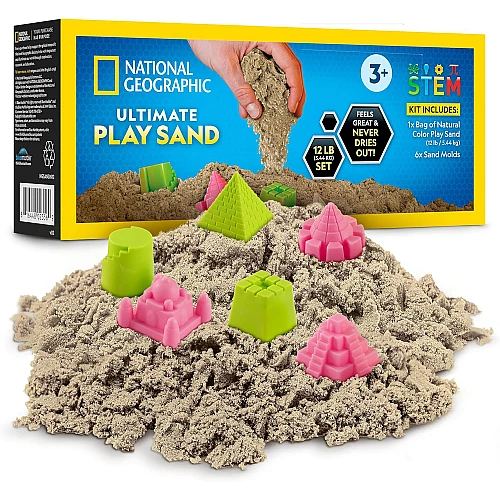 Научный STEM набор кинетический песок (5,44 кг) от NATIONAL GEOGRAPHIC