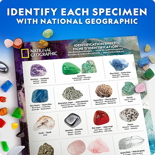 Научный STEM набор Камни, минералы от NATIONAL GEOGRAPHIC