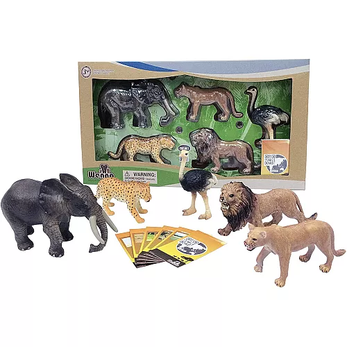 Развивающий набор Животные сафари (6 шт) от Nature Bound