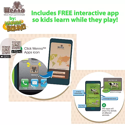 Развивающий набор Животные сафари (6 шт) от Nature Bound