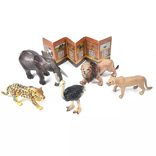 Развивающий набор Животные сафари (6 шт) от Nature Bound