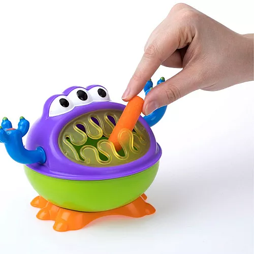 Развивающая игрушка мисочка 3Д монстрик от Nuby Развивающая игрушка мисочка 3Д монстрик от Nuby