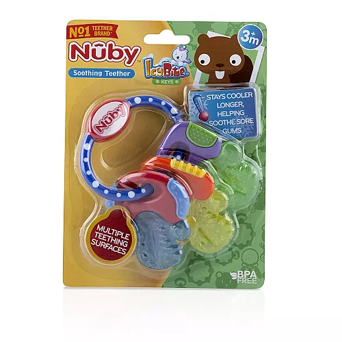 Розвиваючий прорізувач для зубів Ключики від Nuby Розвиваючий прорізувач для зубів Ключики від Nuby