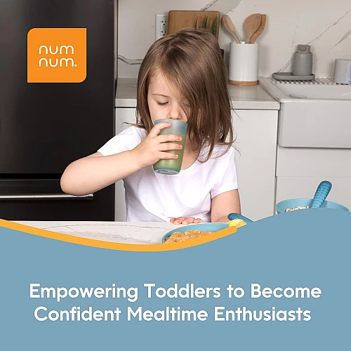 Набор посуды 4 чашки и 2 ложки от NumNum