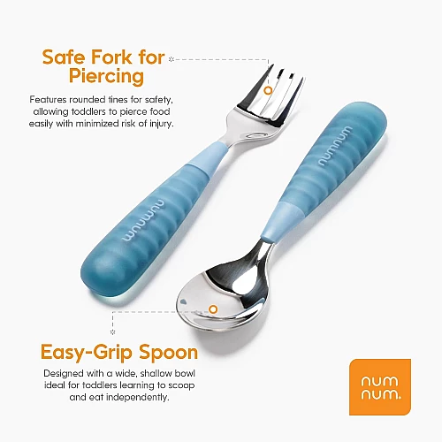 Набір столових приборів Ложка та виделка NumNum