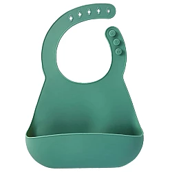 Набір для годування 3-в-1 Силіконовий нагрудник і 2 навчальні ложки від NumNum