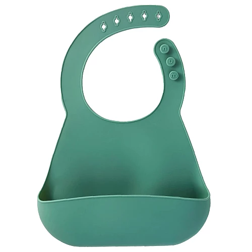 Набір для годування 3-в-1 Силіконовий нагрудник і 2 навчальні ложки від NumNum