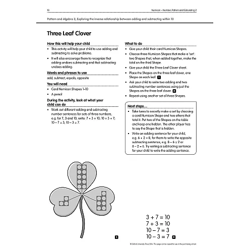 Нумікон. Числа, шаблони і рахунок. Додаткові матеріали 2 (6-7 років)