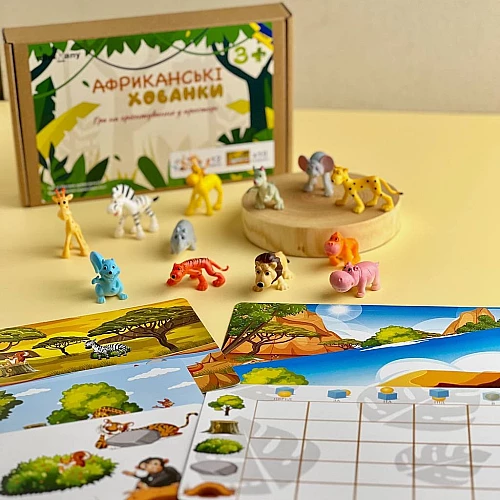 Развивающая игра Африканские прятки Развивающая игра Африканские прятки