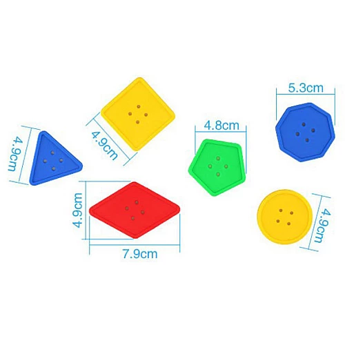 Набор для сортировки и счета Большие пуговицы от Obetty