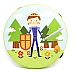 Развивающая музыкальная игрушка Бубен 10 см (1 шт) от Obetty