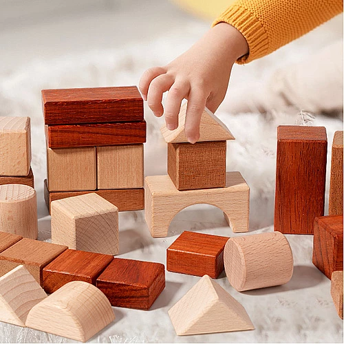 Будівельний набір Дерев'яні блоки від Obetty