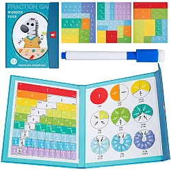 Обучающая деревянная игра Дроби от Obetty