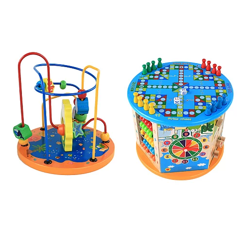 Развивающий деревянный логический куб от Obetty