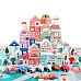Деревянный конструктор Городок (115 деталей) от Obetty