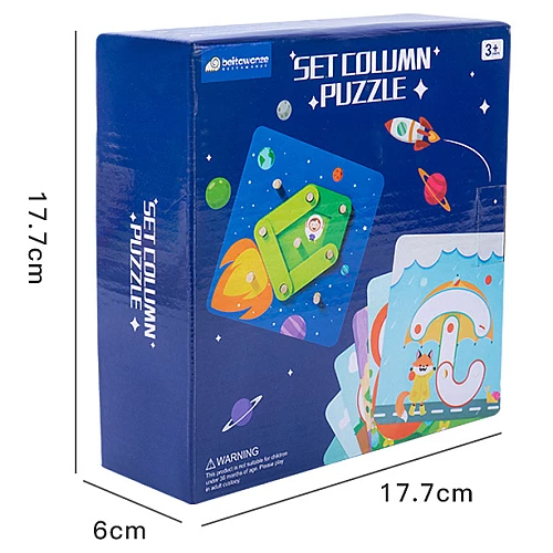 Деревянный конструктор Алфавит и цифры от Obetty