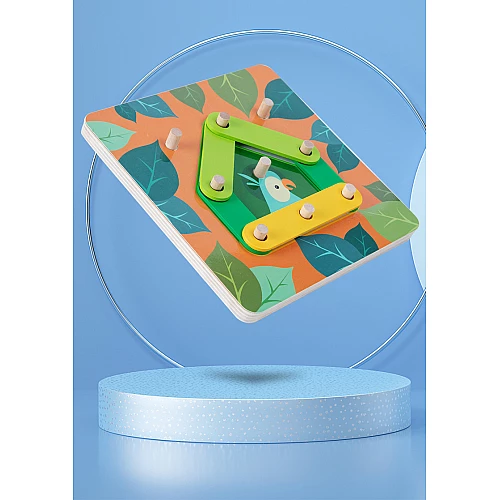 Деревянный конструктор Алфавит и цифры от Obetty