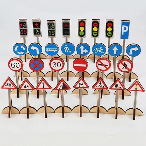 Розвиваючий набір Дорожні знаки від Obetty