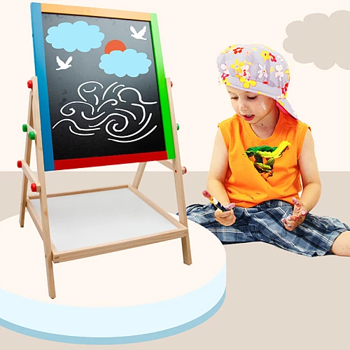 Двустороння доска для рисования (маркер / мел) от Obetty