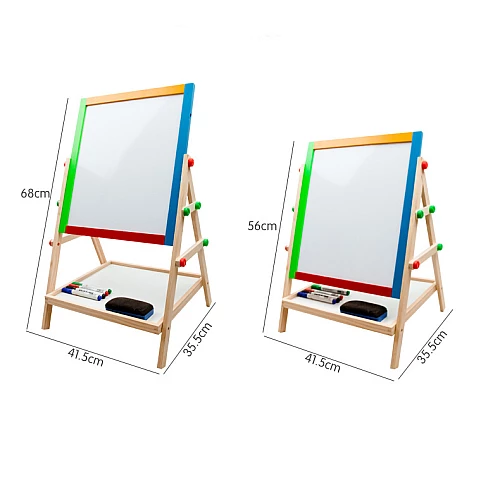 Двустороння доска для рисования (маркер / мел) от Obetty