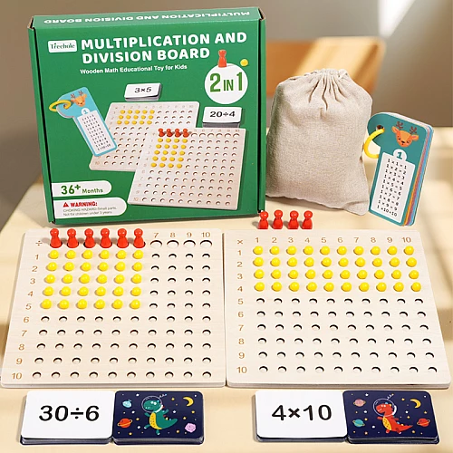 Навчальний набір Дошка для множення та ділення від Obetty