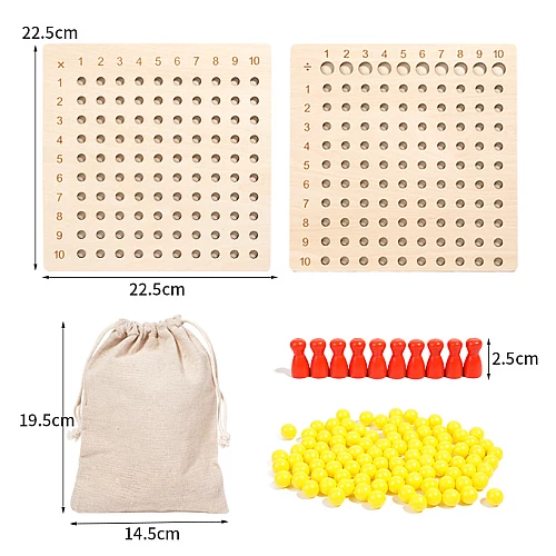 Навчальний набір Дошка для множення та ділення від Obetty