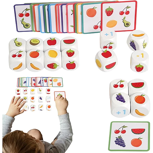 Розвиваюча гра Фруктові кубики від Obetty