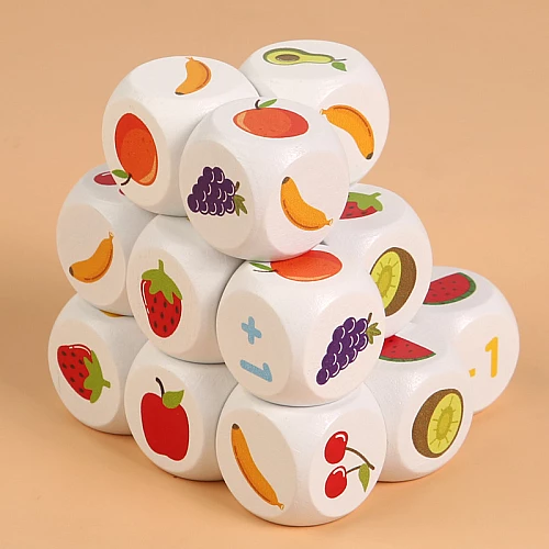 Развивающая игра Фруктовые кубики от Obetty