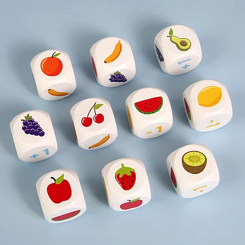 Развивающая игра Фруктовые кубики от Obetty
