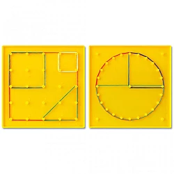 Развивающая игрушка Геоборд с резинками (1 шт) от Obetty