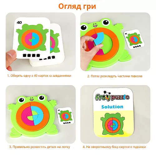 Настольная игра головоломка Лягушка пазл от Obetty Настольная игра головоломка Лягушка пазл от Obetty