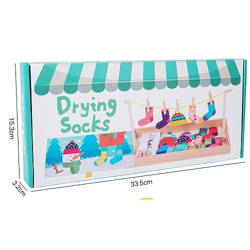 Розвиваюча гра Сушіння шкарпеток від Obetty
