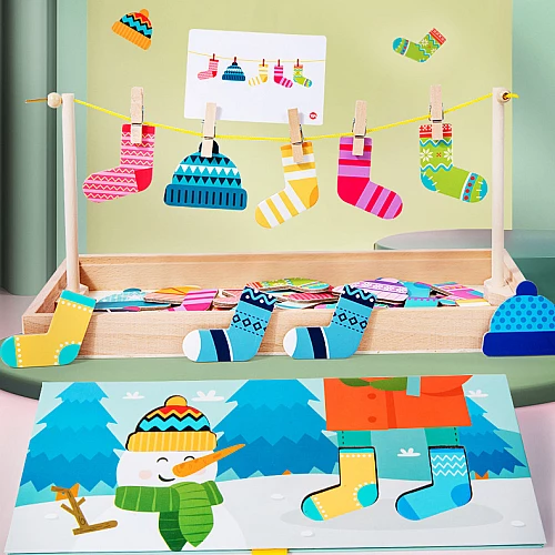 Розвиваюча гра Сушіння шкарпеток від Obetty