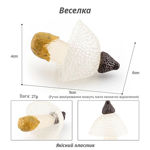 Набір фігурок Гриби (4 шт) від Obetty