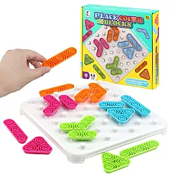 Развивающая настольная игра головоломка Цветные блоки от Obetty