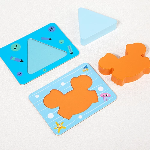 Развивающий пазл-вкладыш Цвета и формы от Obetty