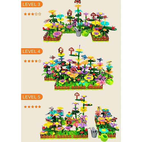 Конструктор Квітник (191 деталь) від Obetty