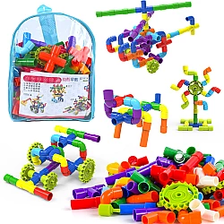 Розвиваючий конструктор Трубки (108 деталей) від Obetty