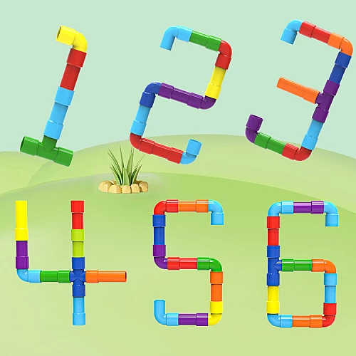 Розвиваючий конструктор Трубки (108 деталей) від Obetty