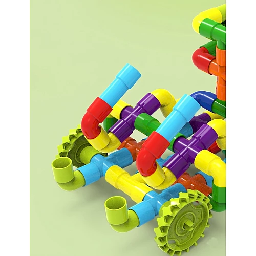 Розвиваючий конструктор Трубки (108 деталей) від Obetty