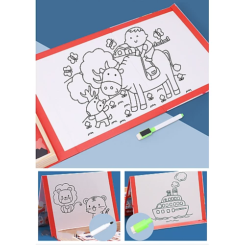 Дерев'яна магнітна дошка Лісові тварини від Obetty